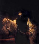 Rembrandt, Aristotle with a Bust of Homer